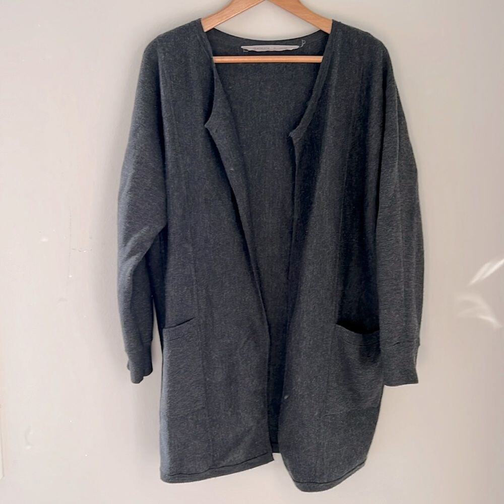 Athleta Chill Chaser Merino Wool Blend Cardigan | Medium